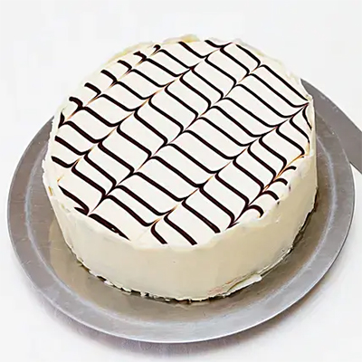 "Round shape Chocolate Kaju Kathili cake - 1kg - Click here to View more details about this Product